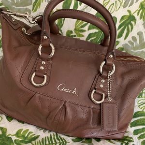 Authentic Coach Brown Leather Purse
